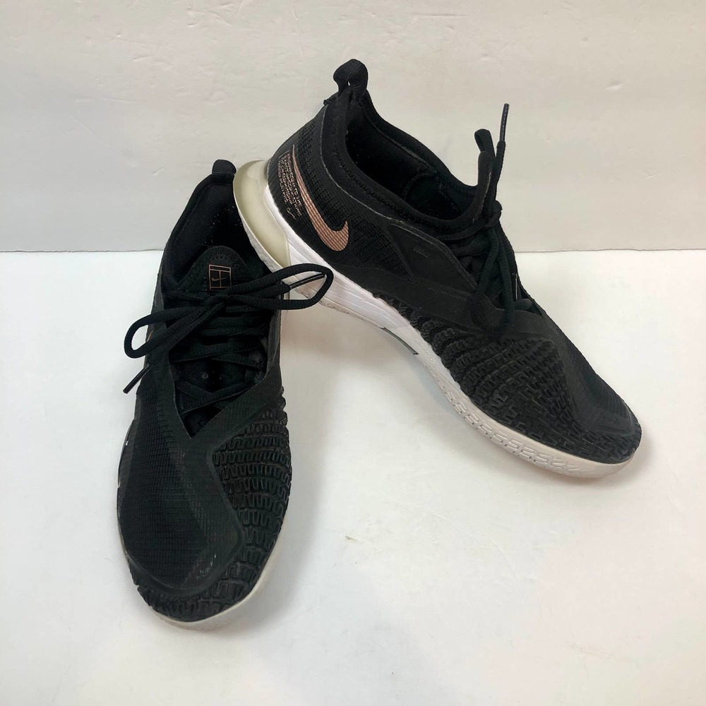 Nike React Vapor NXT Tennis Shoes Womens US 8.5 Black Bronze CV0742-002